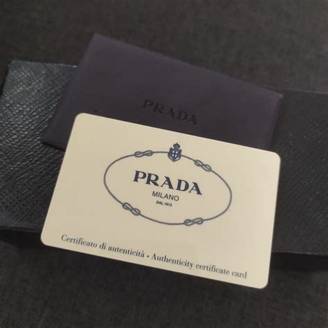 fake prada clothing label|prada authenticity card.